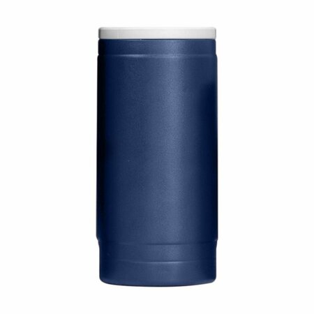 LOGO CHAIR 12 oz Plain Navy Powder Coat Slim Can Coolie 001-S12PC-NVY